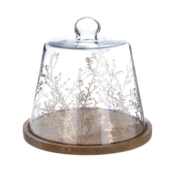 Campana In Vetro Con Base In Legno - 21 Cm Per Decorazione O Collezioni - Foto 10